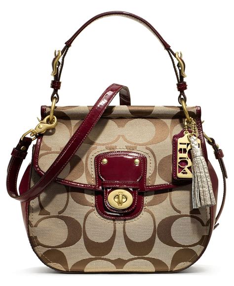 macy's coach purses clearance